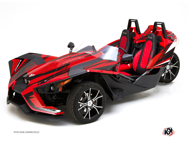 Kit Déco Hybride Atomik Polaris Slingshot Rouge