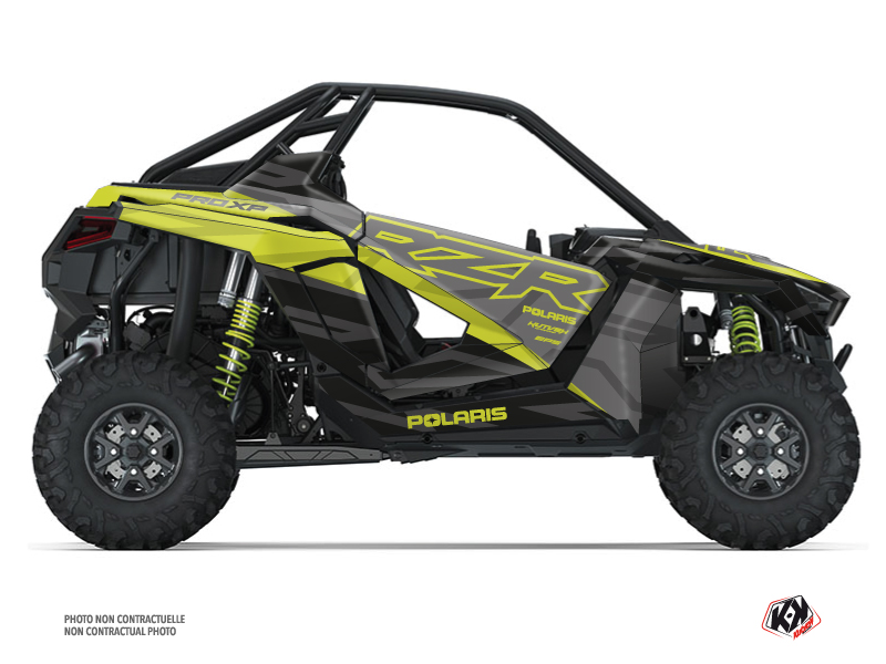 Kit Déco SSV Baja Polaris RZR PRO XP Noir Vert Neon