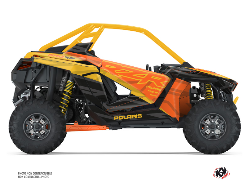 Polaris RZR PRO XP UTV Baja Graphic Kit Orange