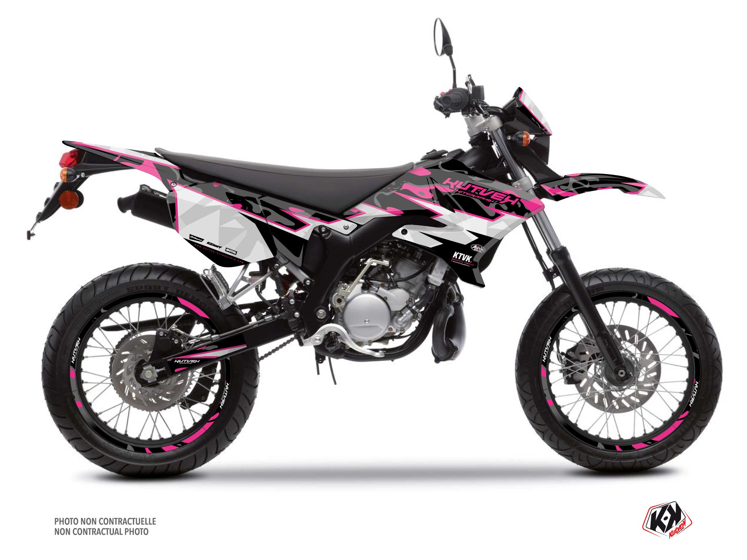 MBK Xlimit 50cc BARBARIAN Graphic Kit Pink