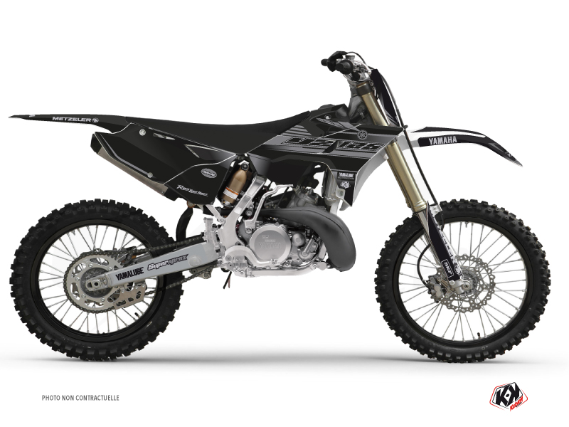 Kit Deco Dirt Bike Black Matte Yamaha 125 YZ RTECH Revolution Black