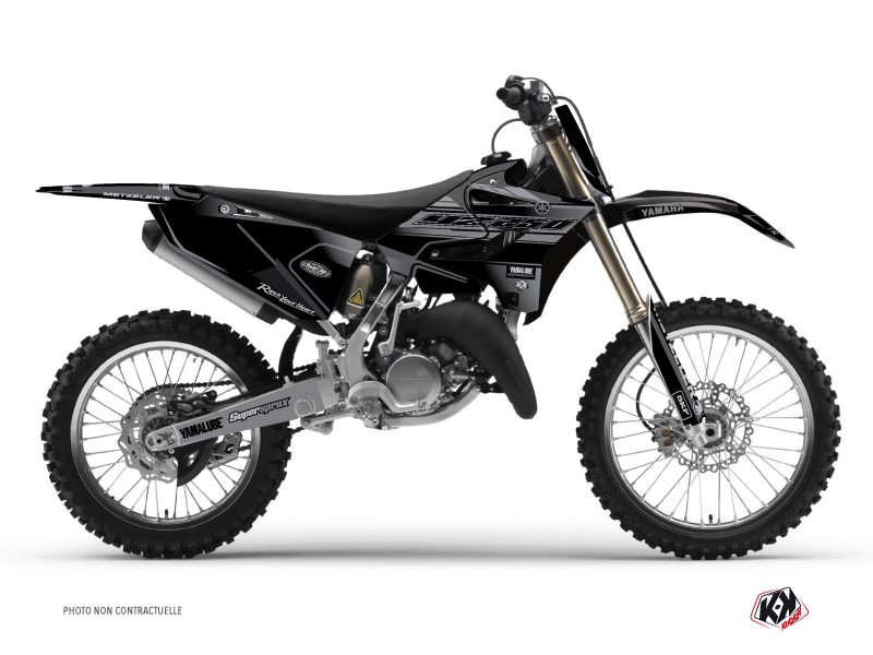 Kit Déco Moto Cross Black Matte Yamaha 250 YZ UFO Relift Noir