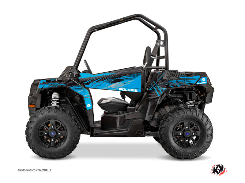 Polaris ACE 325-570-900 UTV Blade Graphic Kit Blue