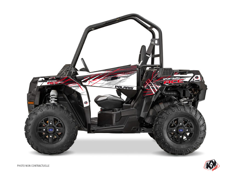 Polaris ACE 325-570-900 UTV Blade Graphic Kit Red