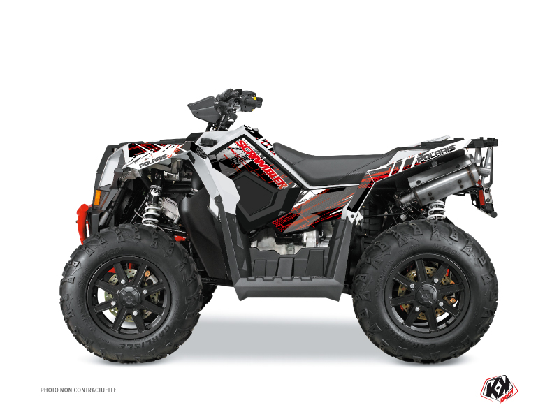 Kit Déco Quad Blade Polaris Scrambler 850-1000 XP Rouge