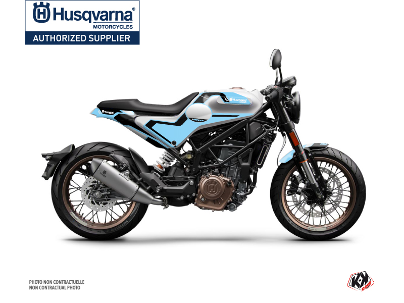 Kit Déco Moto Bobber Husqvarna Vitpilen 401 Bleu