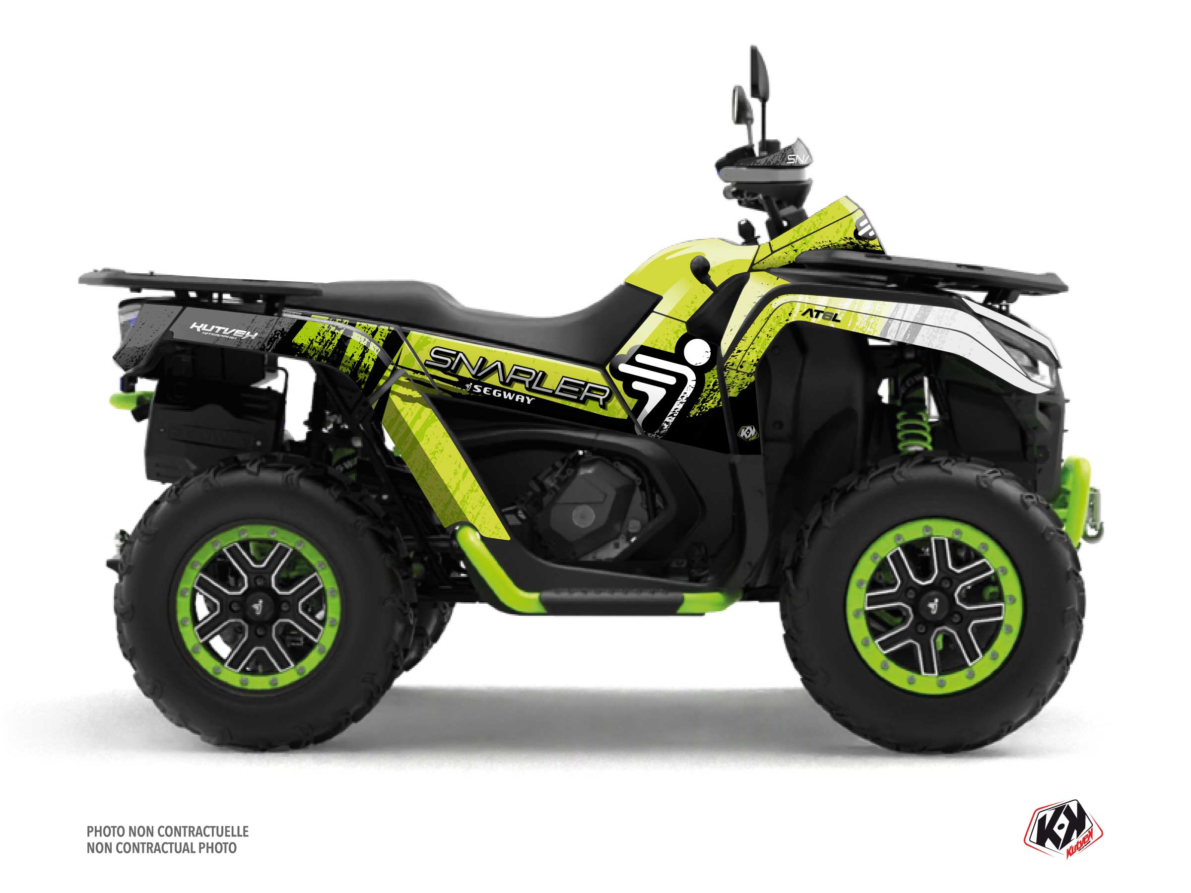 Segway Snarler AT6-L ATV Boggy Graphic Kit Neon Green