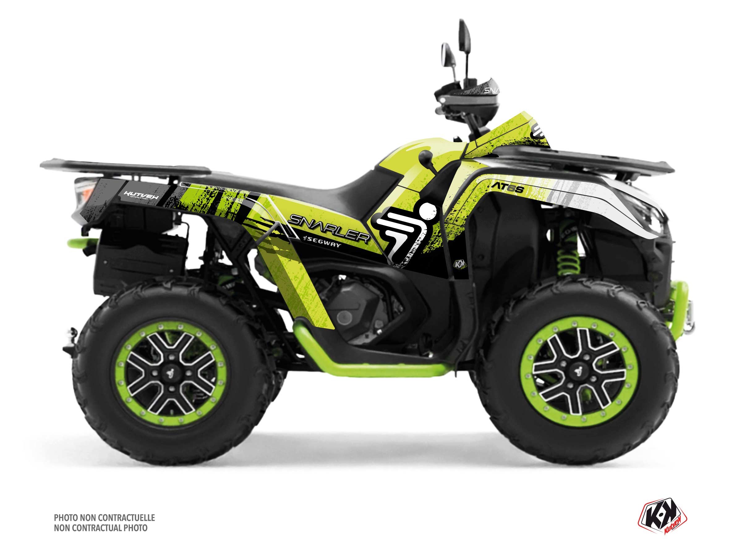 Segway Snarler AT6-S ATV Boggy Graphic Kit Neon Green