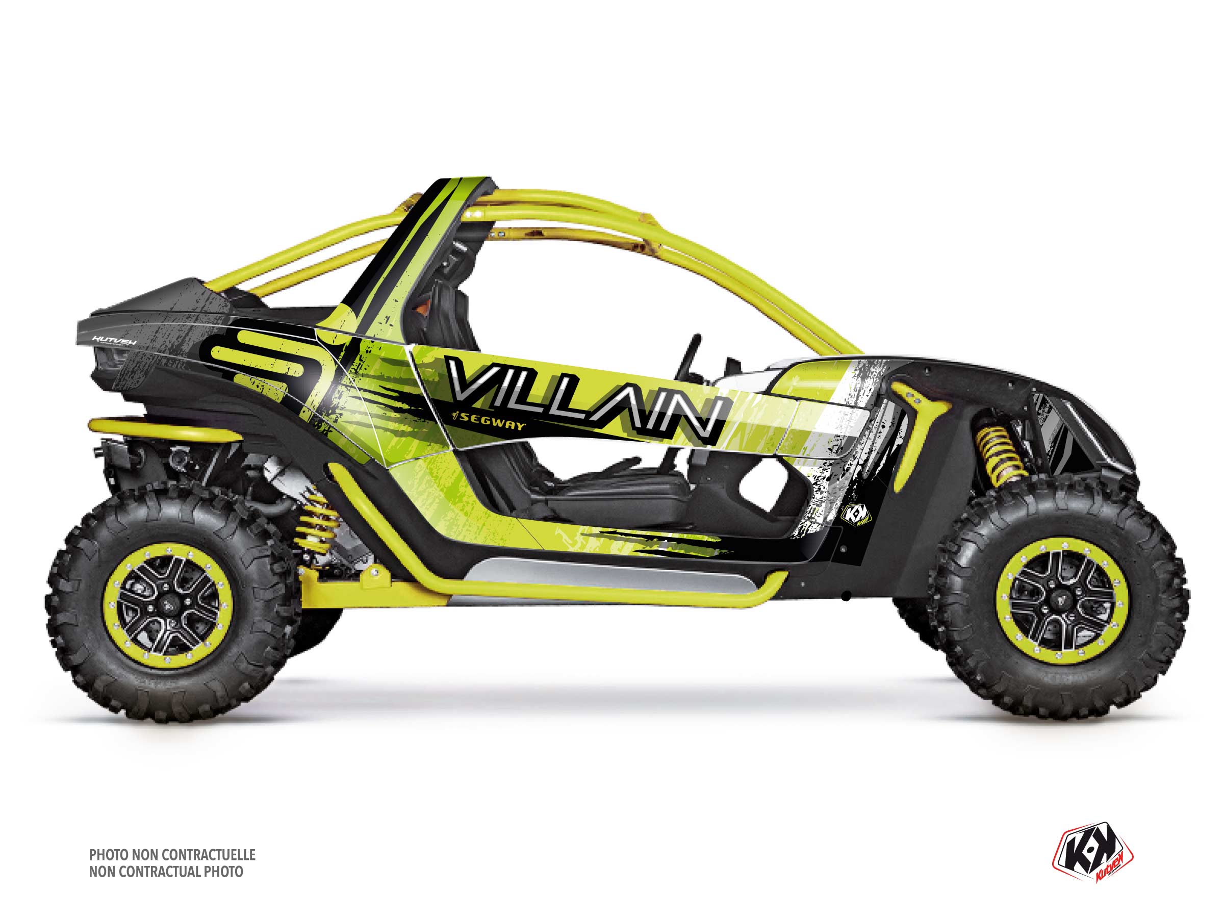 Segway Villain UTV Boggy Graphic Kit Neon Green