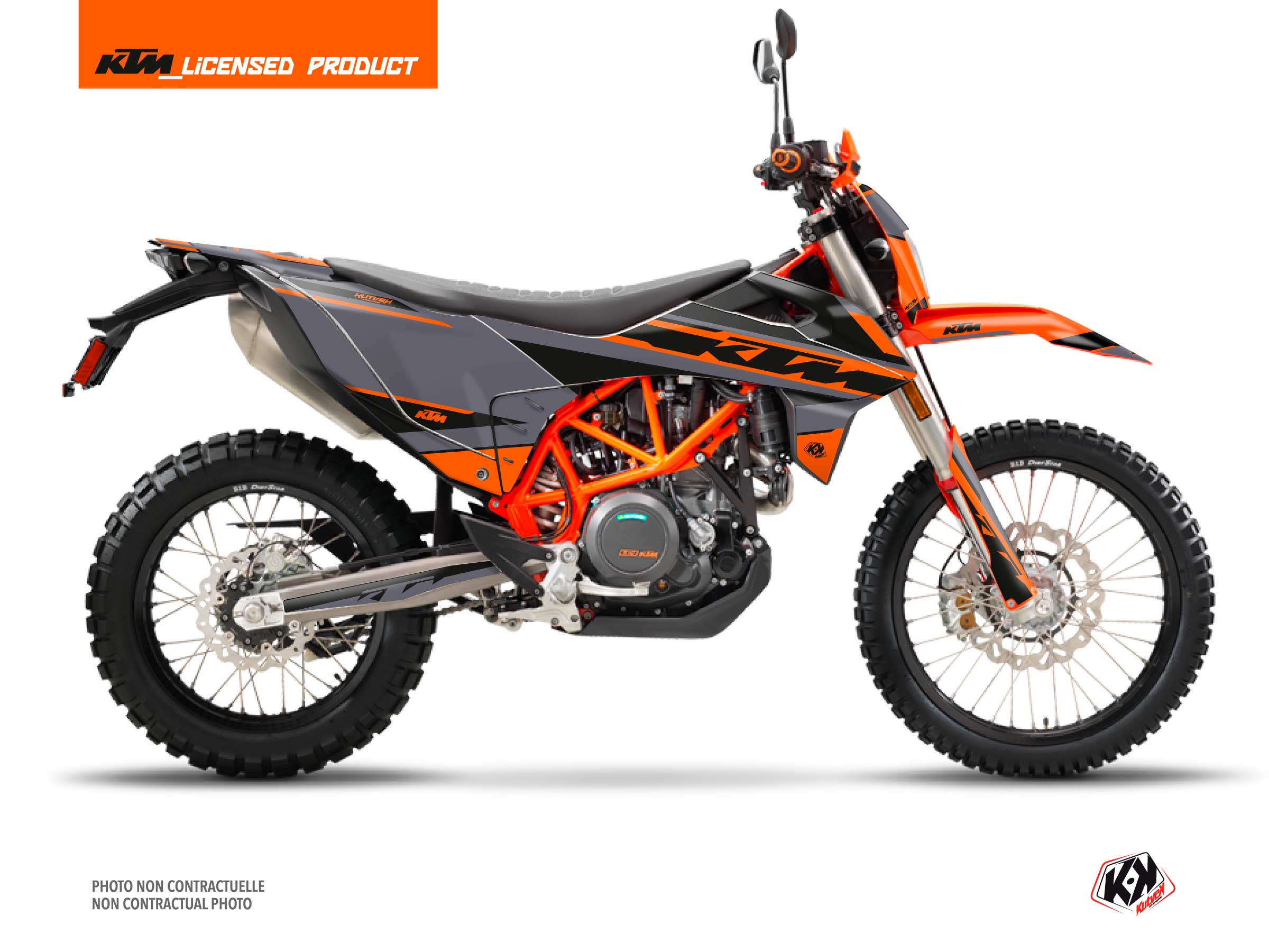 Kit Déco Moto Cross Breakout KTM 690 ENDURO R Gris