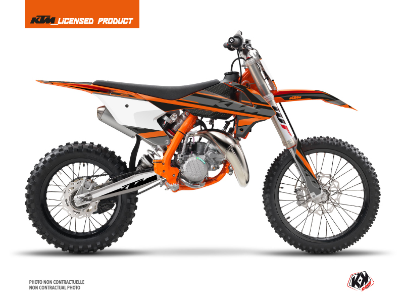 Kit Déco Moto Cross Breakout KTM 85 SX Noir Orange 