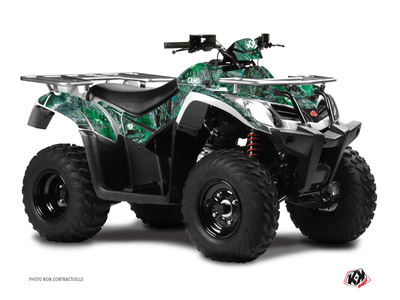 Kymco 300 MXU ATV Camo Graphic Kit Green