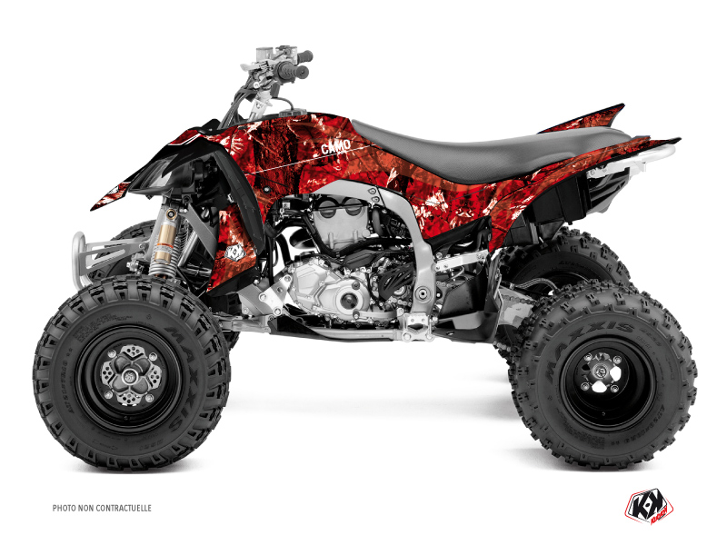 Kit Déco Quad Camo Yamaha 450 YFZ R Rouge