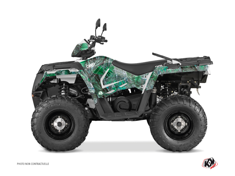 Polaris 570 Sportsman Touring ATV Camo Graphic Kit Green