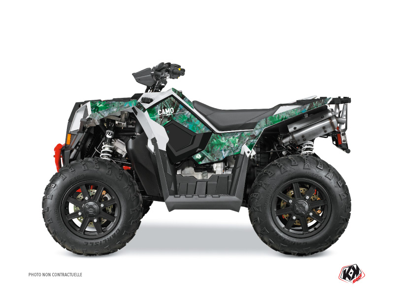 Polaris Scrambler 850-1000 XP ATV Camo Graphic Kit Green