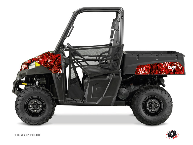 Polaris Ranger 570 UTV Camo Graphic Kit Red