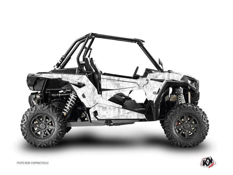 Polaris RZR 1000 UTV Camo Graphic Kit White