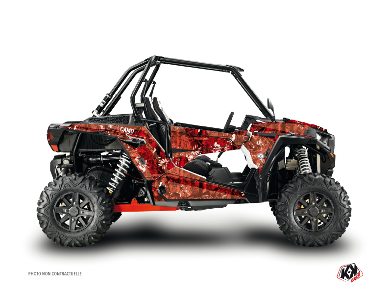 Polaris RZR 1000 UTV Camo Graphic Kit Red