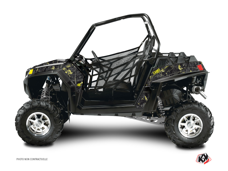 Polaris RZR 170 UTV Camo Graphic Kit Black Yellow