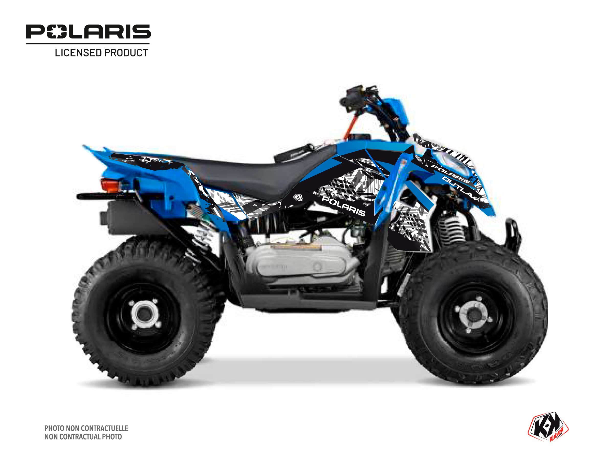 Kit Déco Quad Chaser Polaris Outlaw 110 Bleu