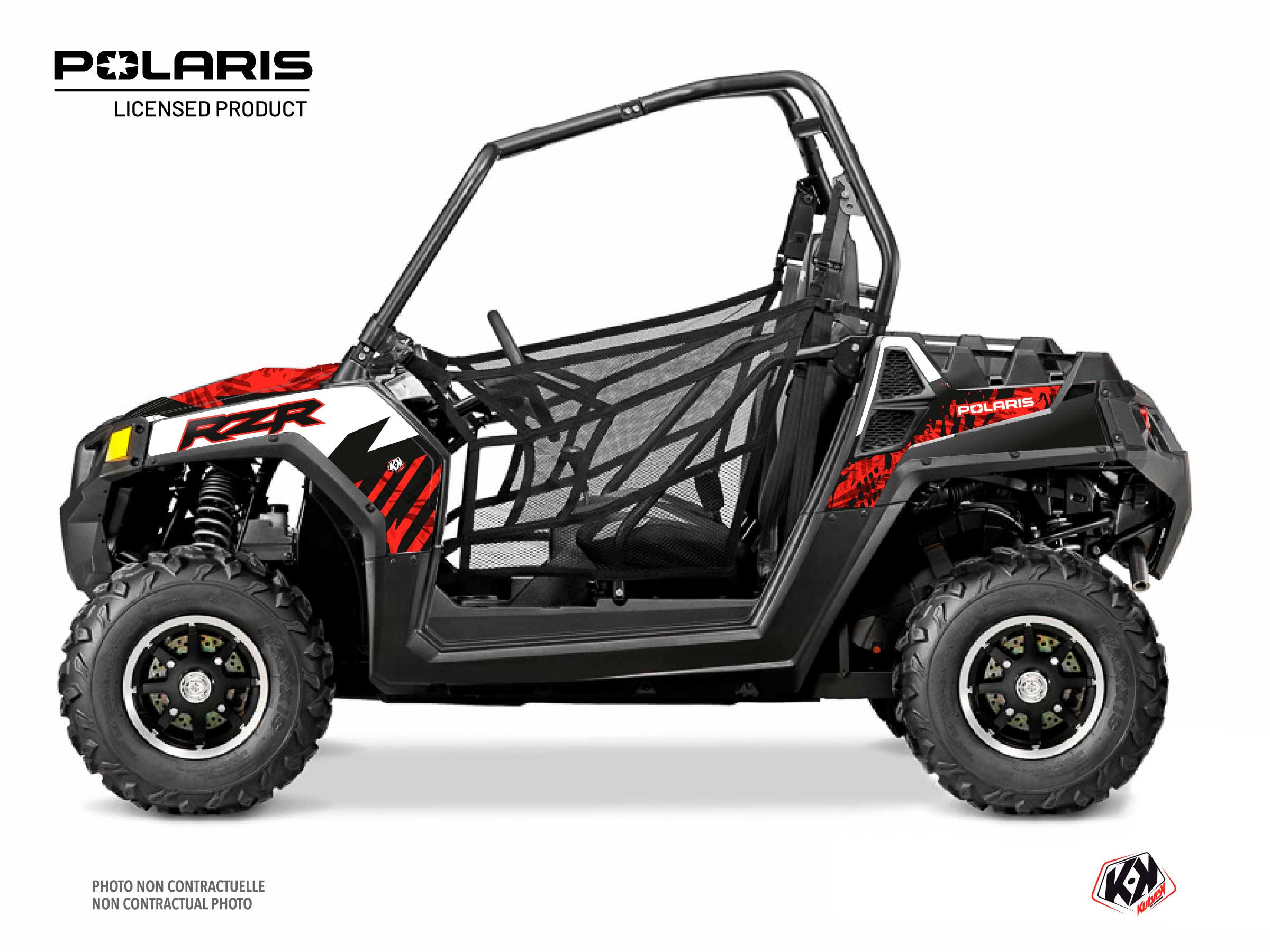 Polaris RZR 570 UTV Chaser Graphic Kit Red