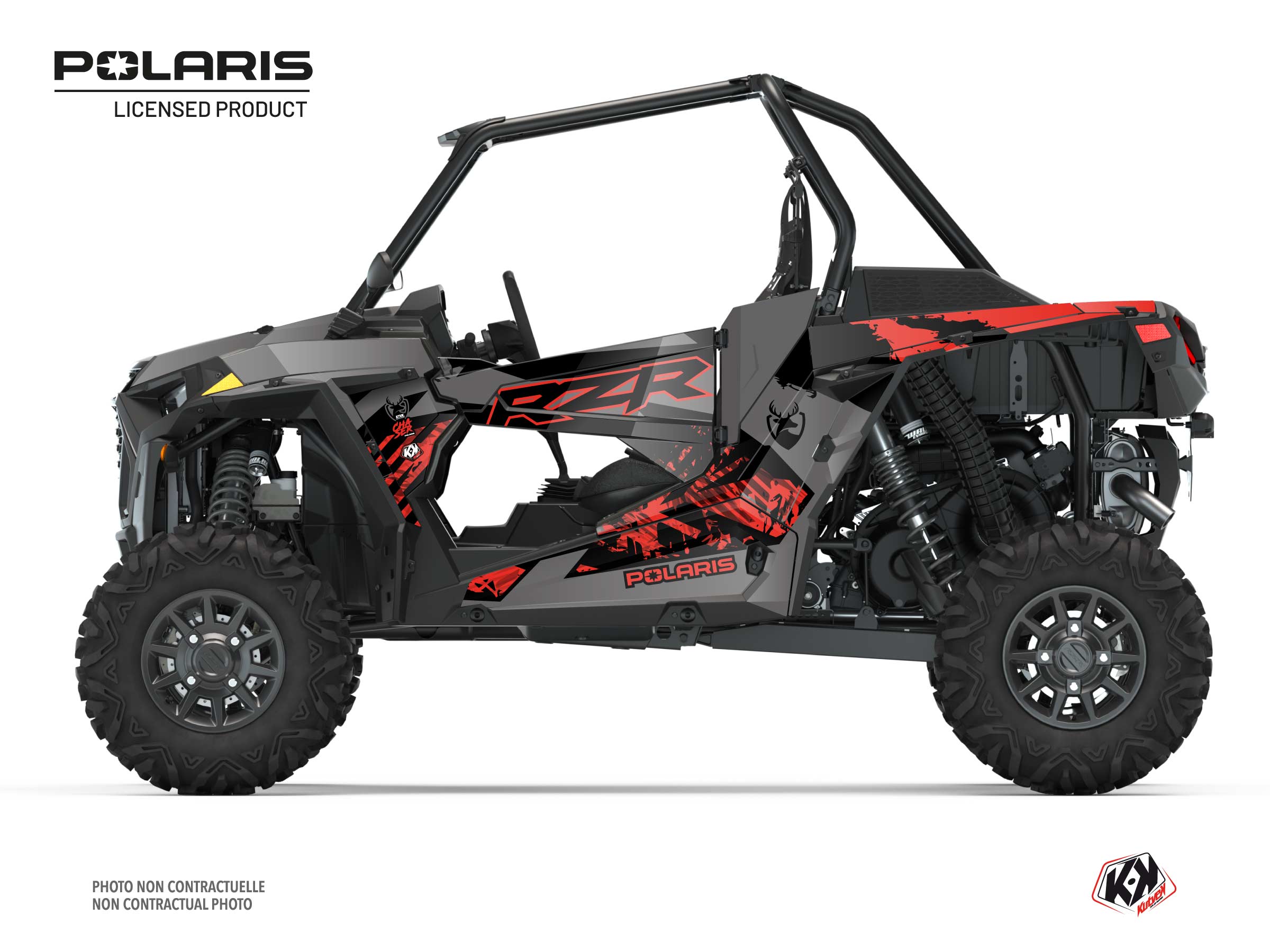 Polaris RZR XP 1000 UTV Chaser Graphic Kit Red