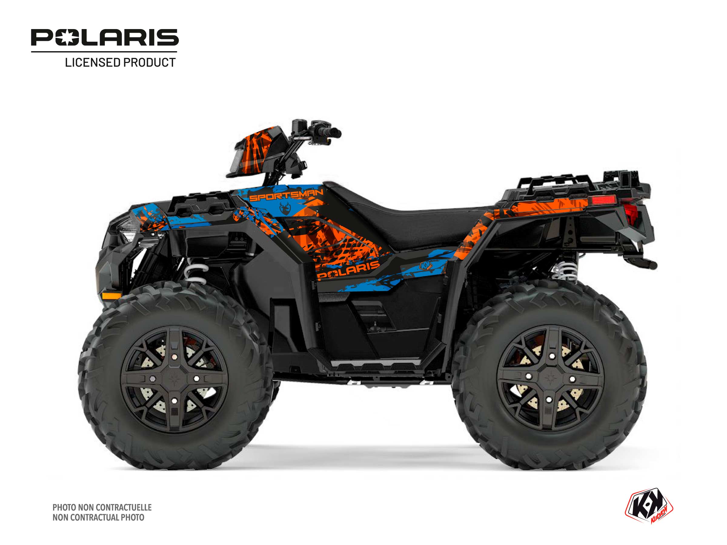 Polaris 1000 Sportsman XP Forest ATV Chaser Graphic Kit Blue