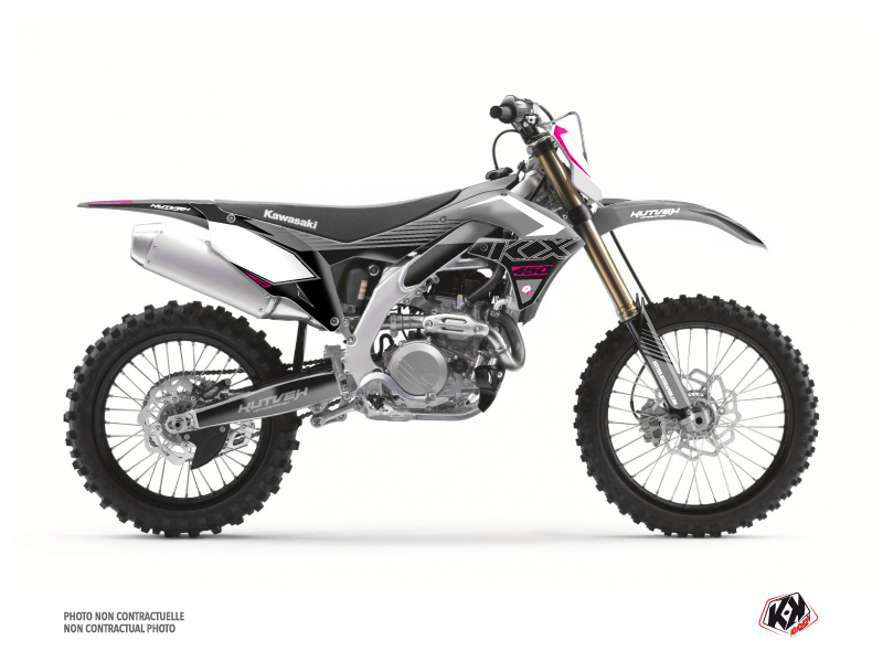 Kit Déco Moto Cross Claw Kawasaki 450 KXF Gris