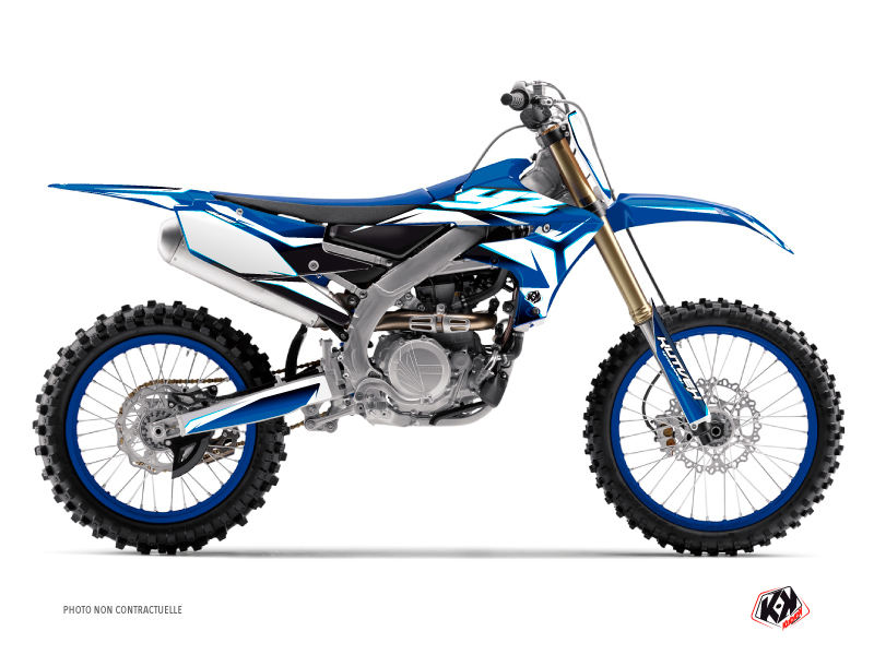 Yamaha 450 YZF Dirt Bike Concept Graphic Kit Blue Kutvek Kit Graphik