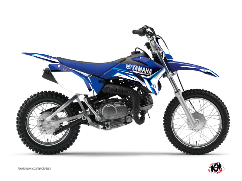 Kit Déco Moto Cross Concept Yamaha TTR 90 Bleu