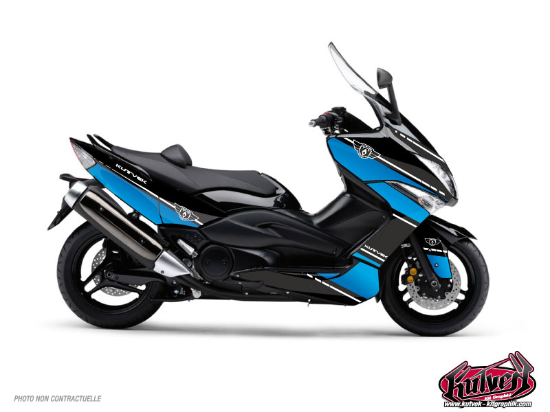Yamaha TMAX 500 Maxiscooter Cooper Graphic Kit Blue