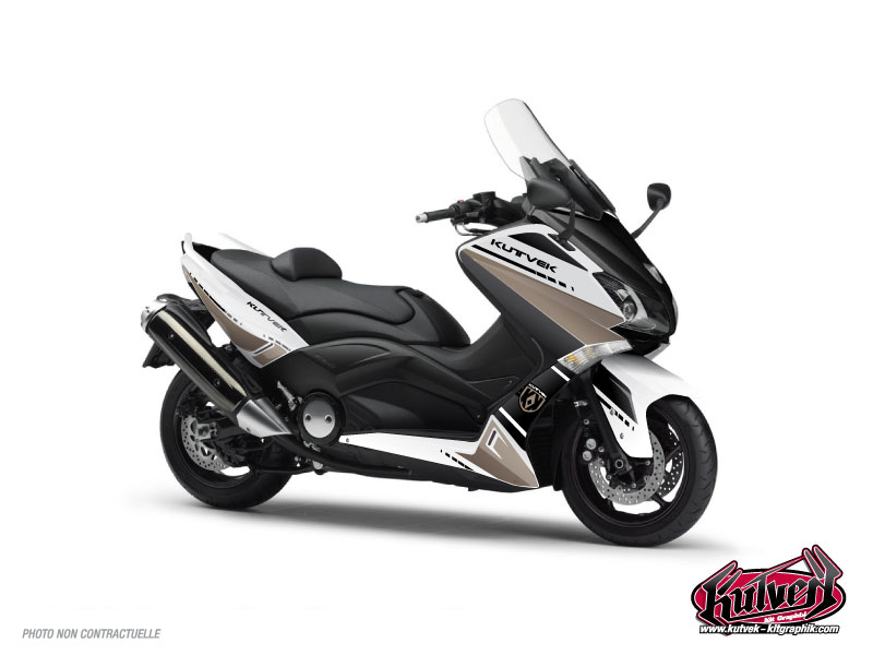 Yamaha TMAX 530 Maxiscooter Cooper Graphic Kit Brown