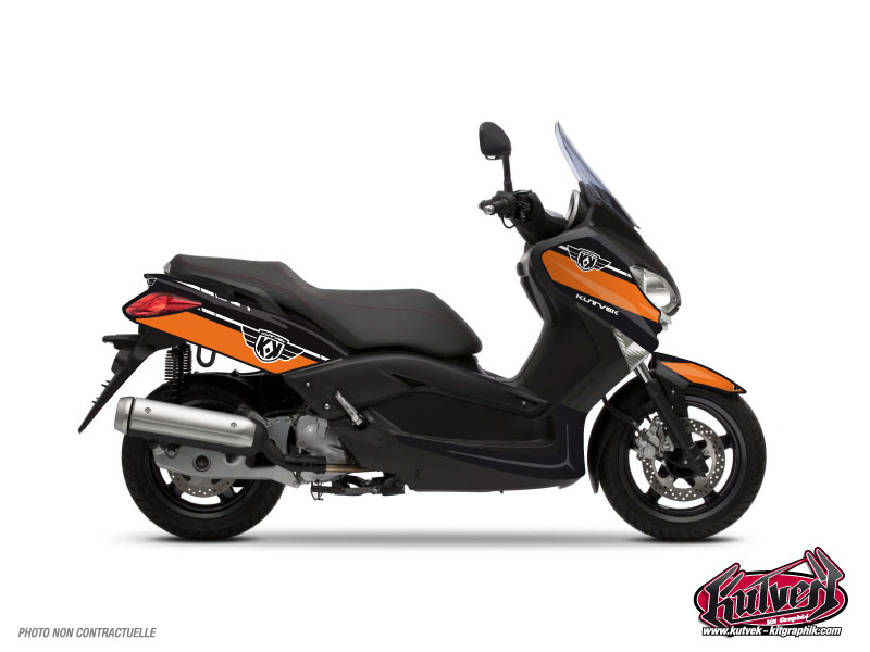 Kit Déco Maxiscooter Cooper Yamaha XMAX 125 Orange