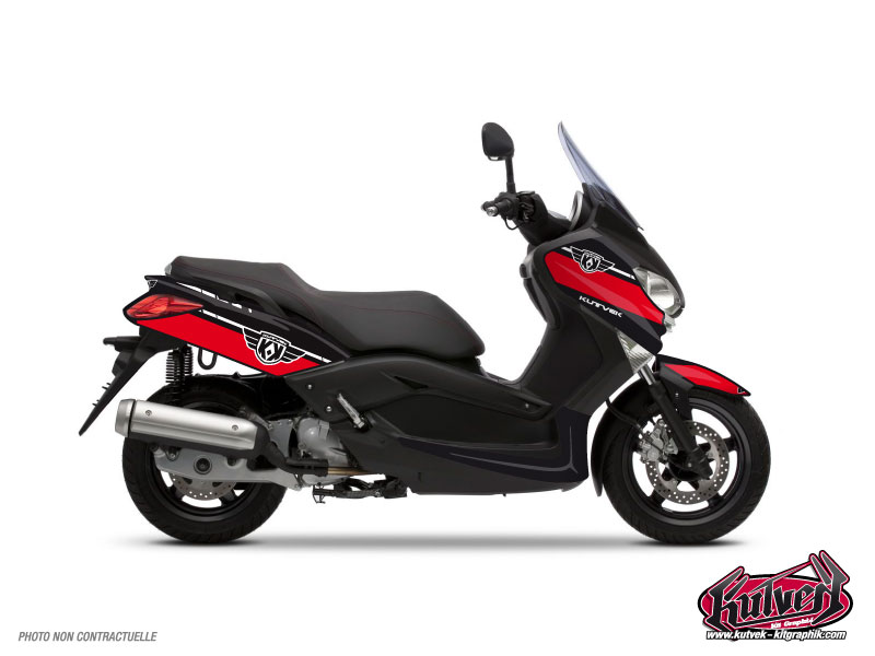 Yamaha XMAX 125 Maxiscooter Cooper Graphic Kit Red