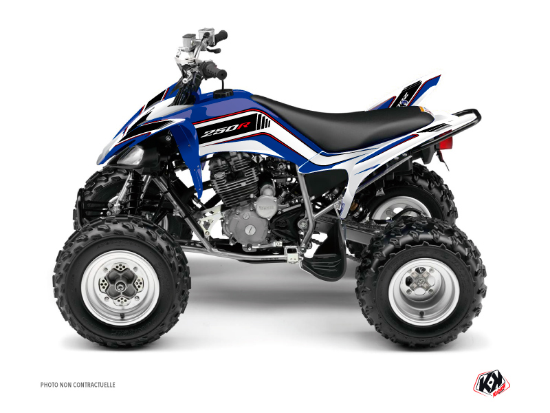 Yamaha 250 Raptor ATV Corporate Graphic Kit Blue