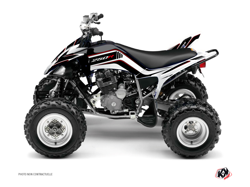 Yamaha 250 Raptor ATV Corporate Graphic Kit Black
