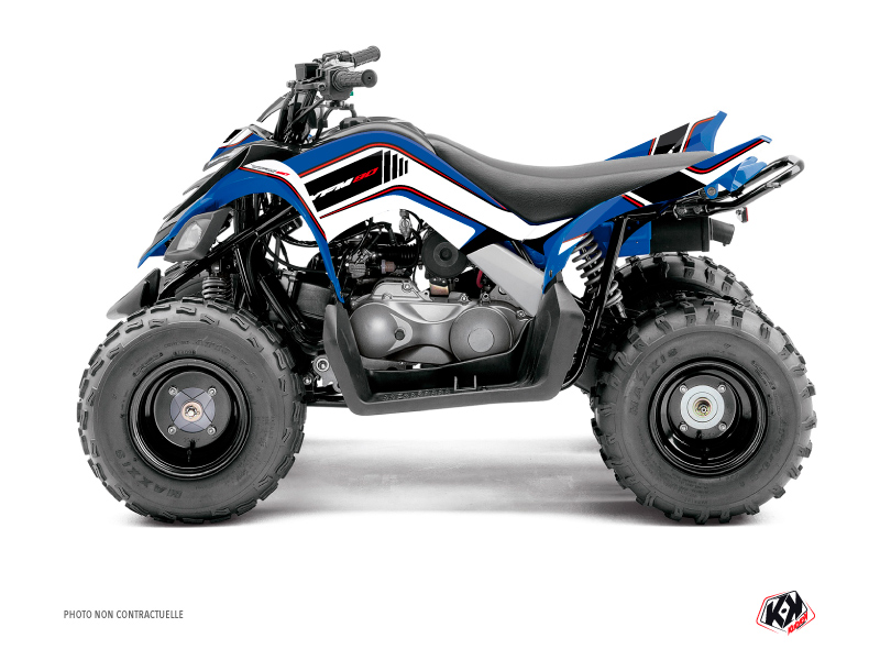 Kit Déco Quad Corporate Yamaha 90 Raptor Bleu