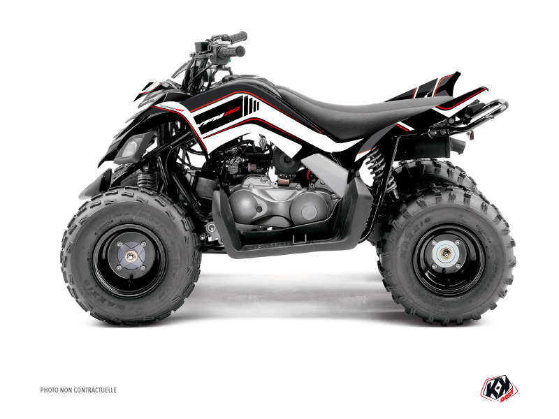Yamaha 90 Raptor ATV Corporate Graphic Kit Black