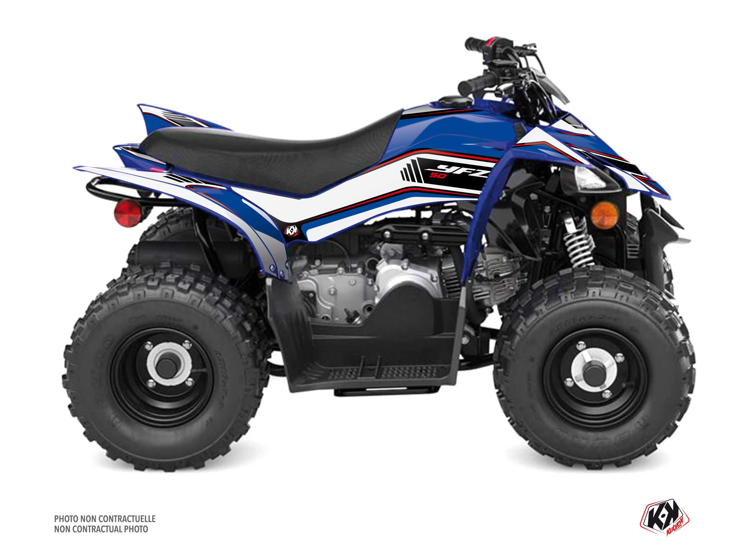 Kit Déco Quad Corporate Yamaha 50 YFZ Rouge