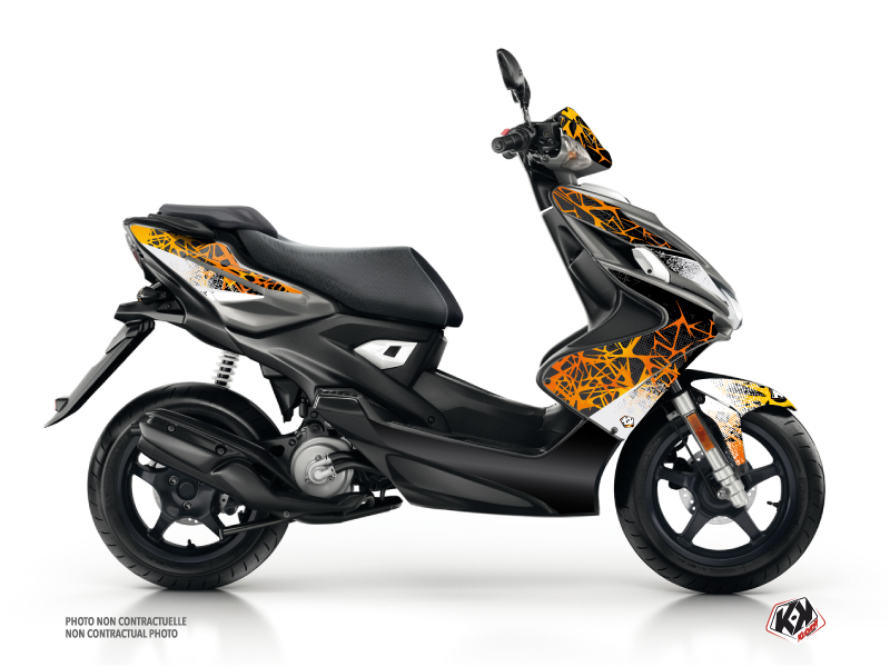 Kit Déco Scooter Cosmic Yamaha Aerox Orange