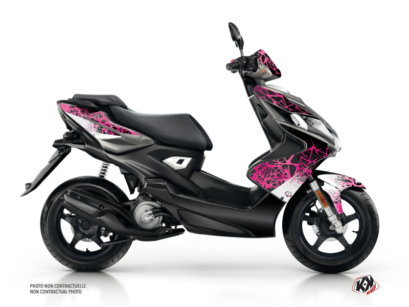 Yamaha Aerox Scooter Cosmic Graphic Kit Pink