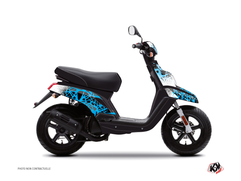 Kit Déco Scooter Cosmic MBK Booster Bleu