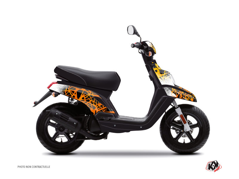 MBK Booster Scooter Cosmic Graphic Kit Orange