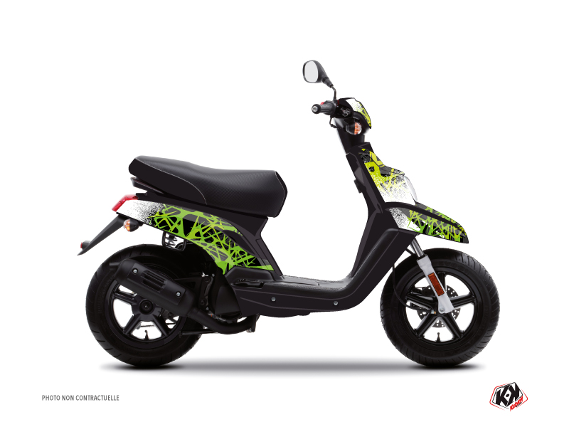 Yamaha BWS Scooter Cosmic Graphic Kit Green