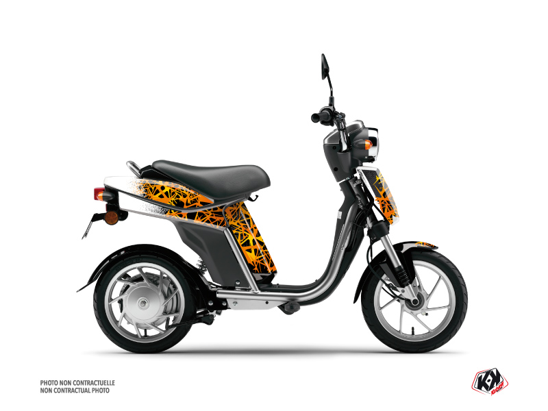 Kit Déco Scooter Cosmic Yamaha Eco-3 Orange