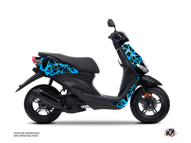 Yamaha NEOS Scooter Cosmic Graphic Kit Blue