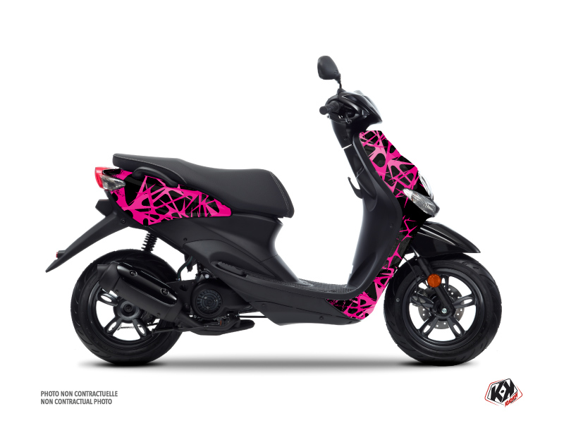 bomuld arrangere evne Yamaha NEOS Scooter Cosmic Graphic Kit Pink - Kutvek Kit Graphik