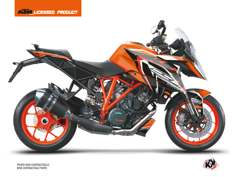 KTM Super Duke 1290 GT Street Bike Crux Graphic Kit Orange