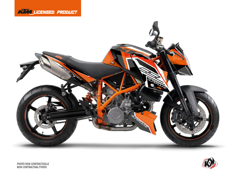 KTM Super Duke 990 Street Bike Crux Graphic Kit Orange