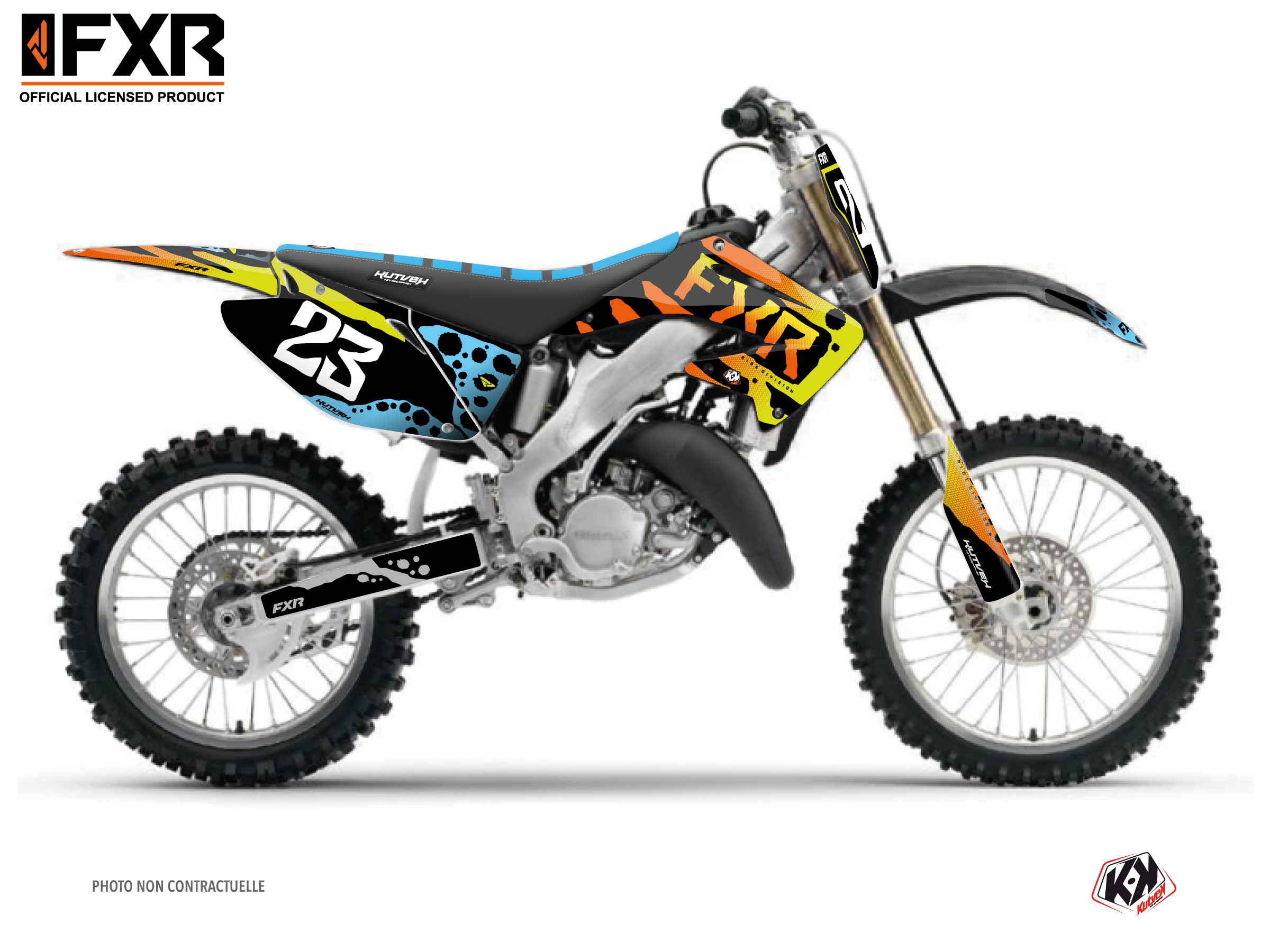 Honda Cr 125 Dirt Bike Fxr Dart Frog Graphic Kit